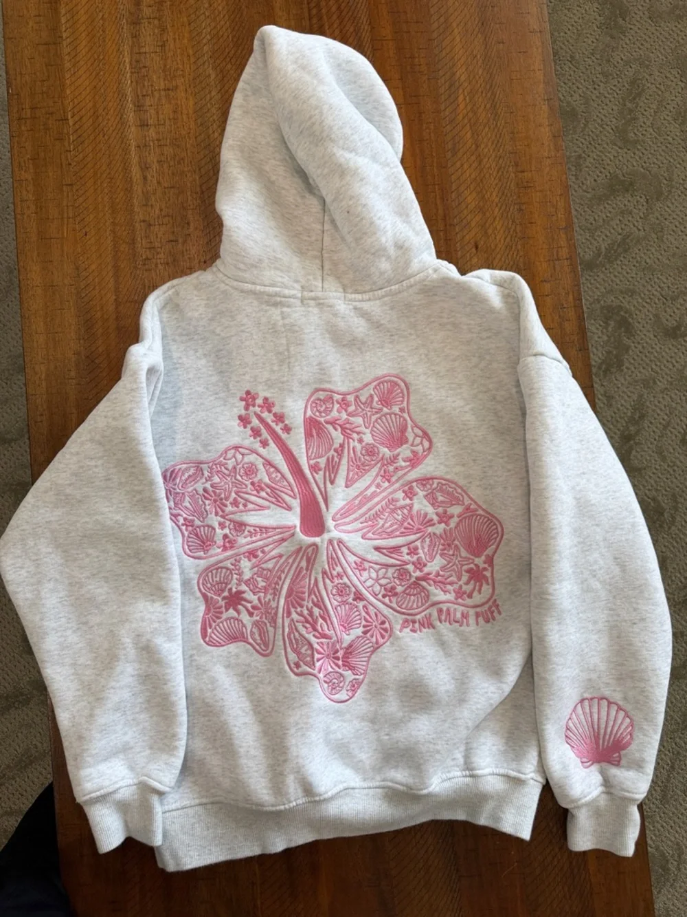 PINK by PINK POCKET Heather Gray Women's Hoodie - XS - Picture 1 of 4